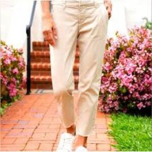 Frank & Eileen Wicklow Italian Chino Pale Pink Ankle Pants – Women’s Size 8